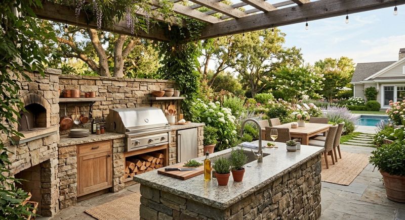 Outdoor Kitchen Construction in Houston, TX